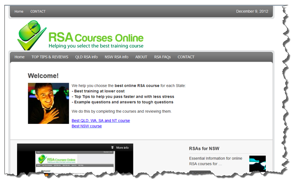 RSA Old Website